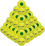 Pros Pro - Stage 1 - Tennisbälle - Trainer Bälle - Traingsball - druckverminderter Ball für Kinder ab 8 Jahren - 30 Stück