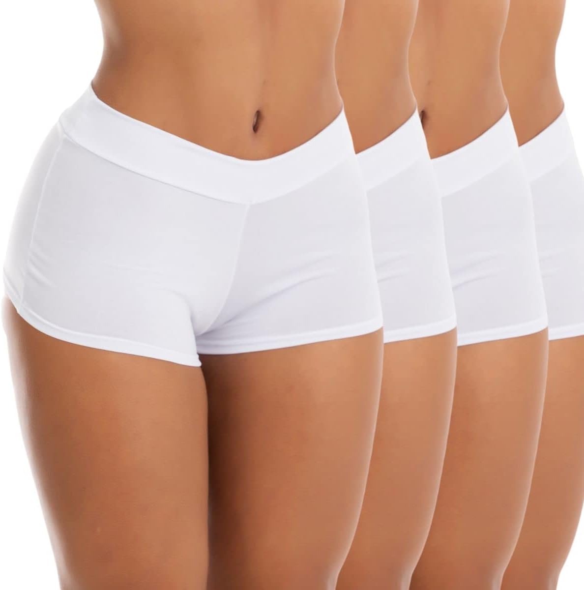 Kit 4 Calcinhas Shorts Cuecas Boxer Feminina Shortinho | 11