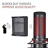 HyperX QuadCast Pop Filter - Microphone Windscreen Cover Compatible with HyperX QuadCast S USB Gaming Microphone by YOUSHARES #2