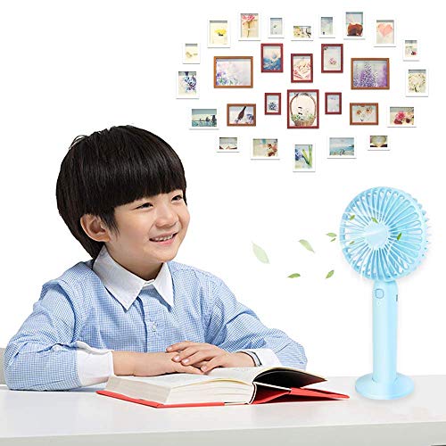 最安値 Junnom 携帯扇風機 手持ち扇風機 Usb扇風機 卓上扇風機 3段階風量 底座の取り外し可 家庭 キャンプ オフイス の価格比較