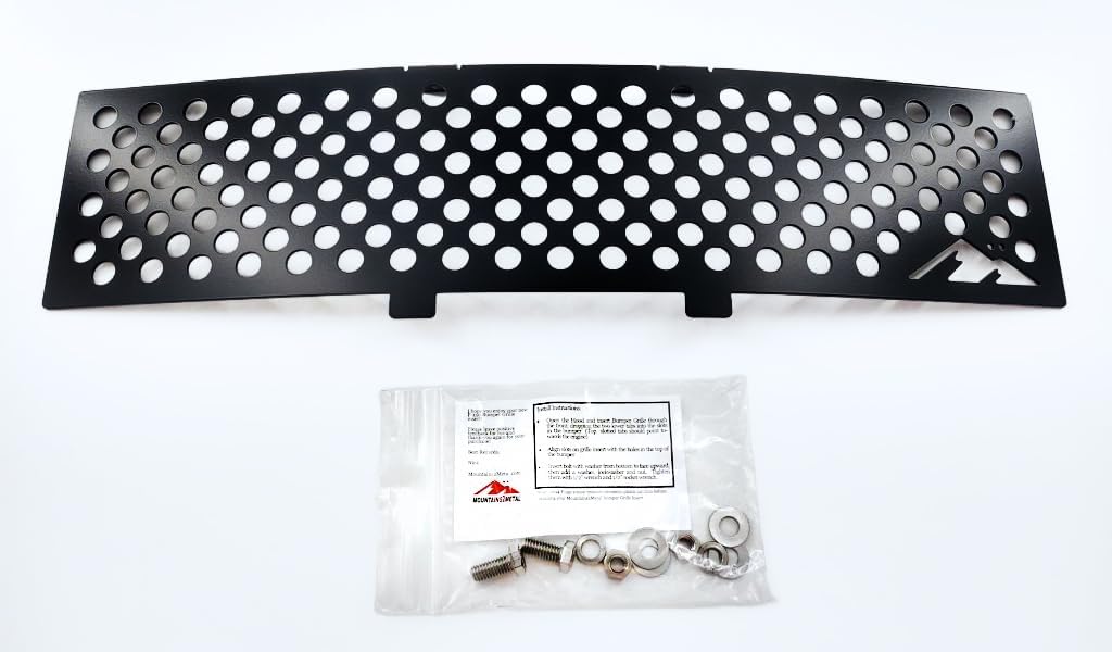 "Bullet Holes Powder Coated Black Stainless Steel Bumper Grille Insert Compatible with 2009-2014 Ford F-150 M2M #100-310-1