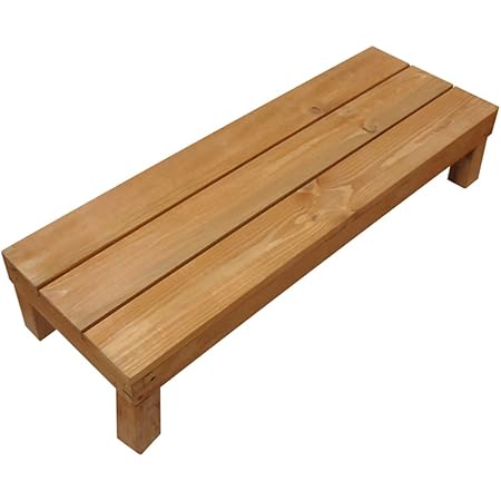 Amazon ウッドデッキ ステップ ライトブラウン デッキキュートシリーズ ウッドデッキ