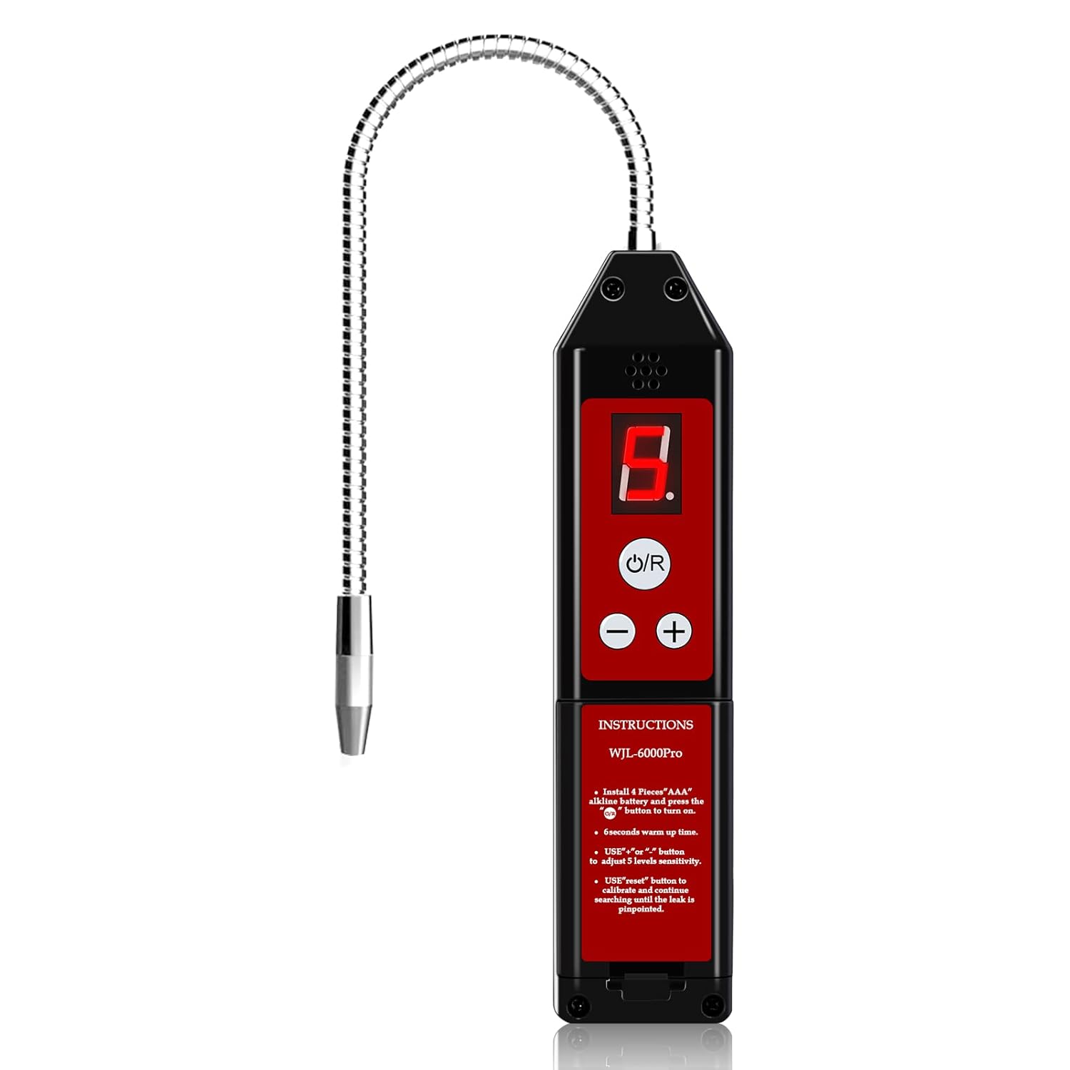 Refrigerant Leak Detector HVAC, Aprvtio WJL6000Pro Freon Leak Detector Freon Sniff Halogen Gas