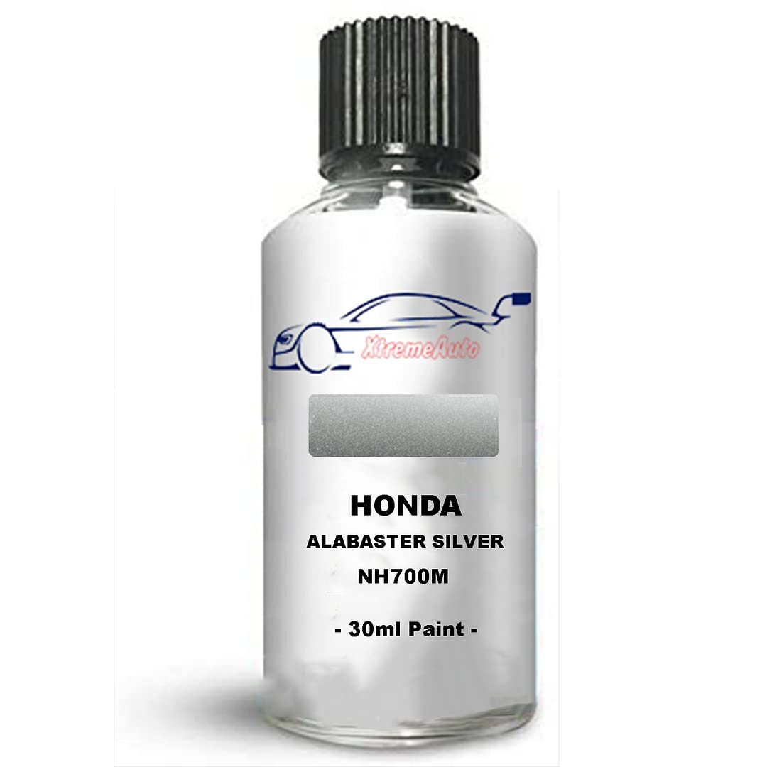 Xtremeauto Touch Up Paint For Honda Jazz Alabaster Silver Nh700M Direct Appliance Chip Scuff Mark Brush In Lid