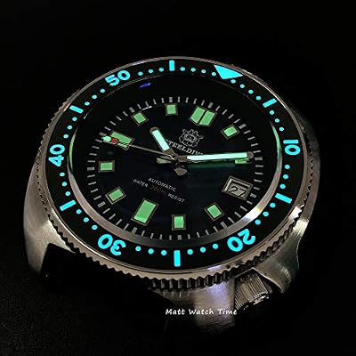 SteeldiveAU Steeldive SD1970 Diving Watch, 6105 Turtle Captain Willard, NH35, Sapphire, Blue, Diver, BNIB