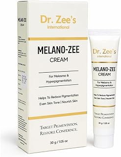 Dr. Zee's MELANO-ZEE Cream Helps Reduce Dark Spots, Uneven Skin Tone &amp; Pigmentation – Brightening &amp; Nourishing Face Cream...