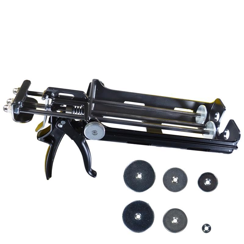 Epoxy Adhesive Applicator, 22 oz. Dual Cartridge Capacity, 25:1 Thrust Ratio, Accepts 1:1 and 2:1 Dual Component Mix Cartridges (Epoxy, Acrylic, Urethane), AWF Pro