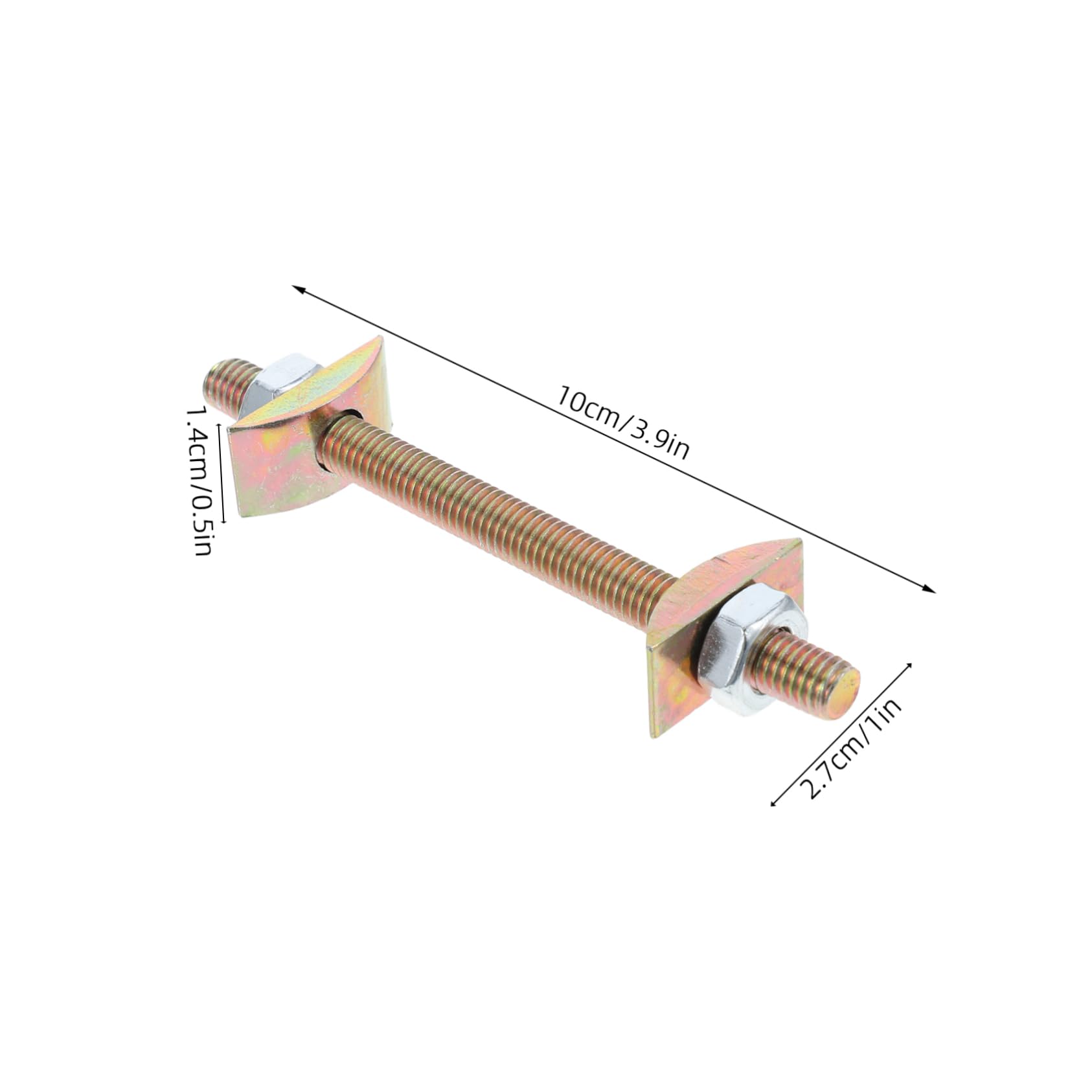 PRETYZOOM 8PCS Heavy Duty Steel Corner Brackets for Bed Frame Assembly Secure Locking Mechanism for Enhanced Stability and Easy Installation