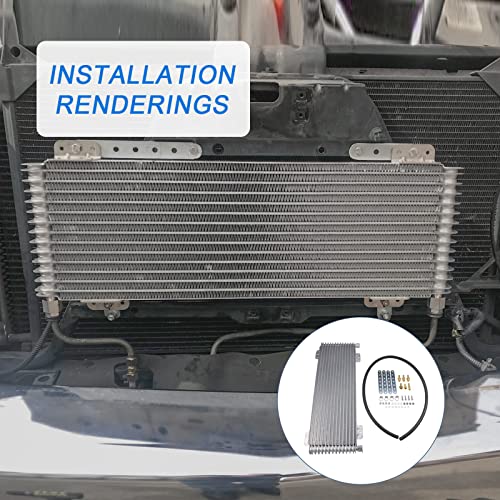 image for RADHLBNIU LPD47391 40k Transmission Oil Cooler Kit Compatible with Hea