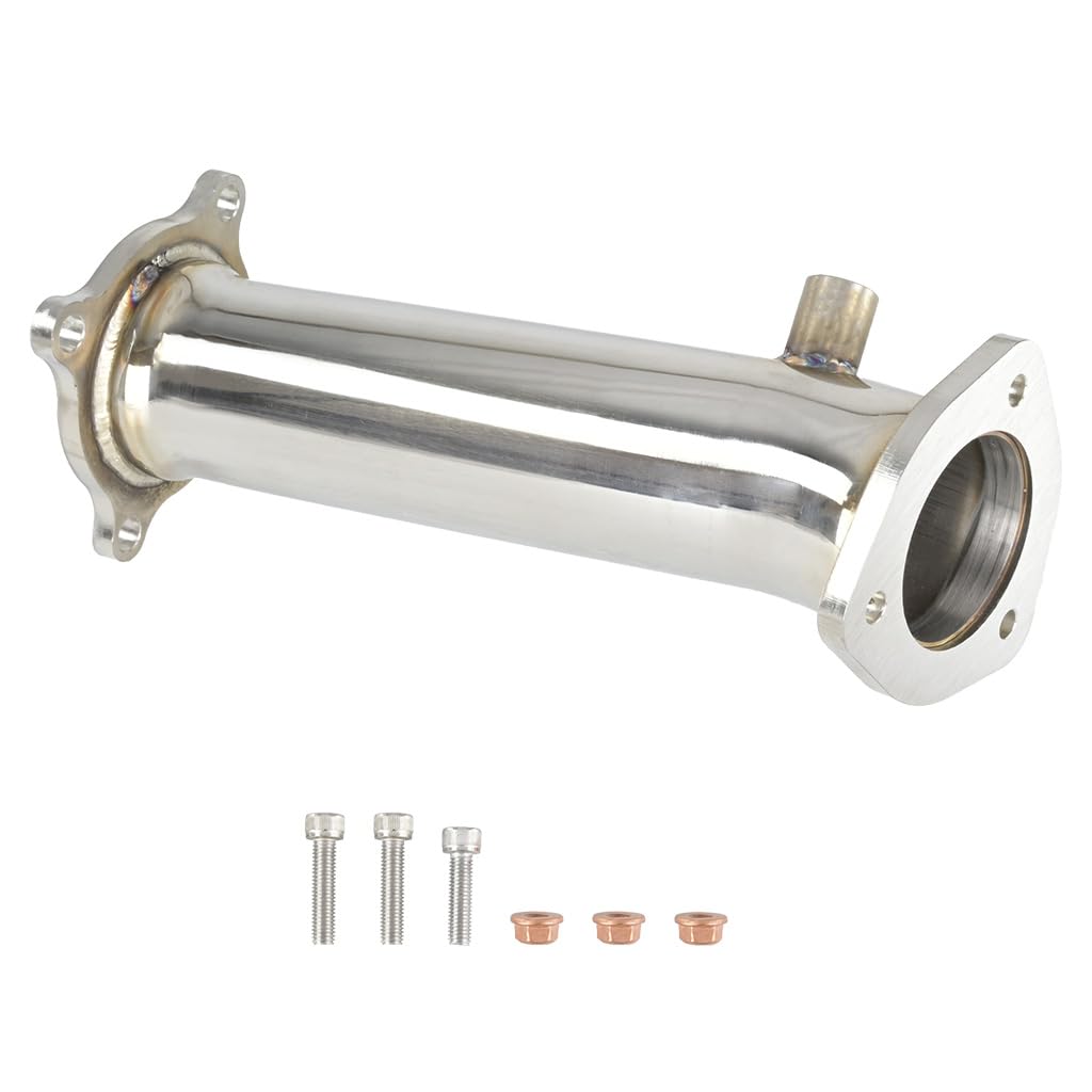 fmic.eu PERFORMANCE Downpipe per Audi A6 S6 C8 Avant Quattro 2.0 TFSI 2019-2021 tubo di scarico Acciaio inossidabile Auto Tubo Scarico