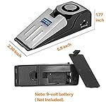 ZZRUI Door Stop Alarm with 120dB Siren, 4 Pack Portable Security Door Stopper Wedge Alarm for Travel, Home, Apartment, Dorm, Hotel, Entry Alert Safety Device for Women & Kids - Image 2