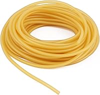 Natural Latex Tubing 3/8in OD 1/4in ID Slingshot Surgical Speargun Rubber Bands 10FT 33FT 50FT Continuous