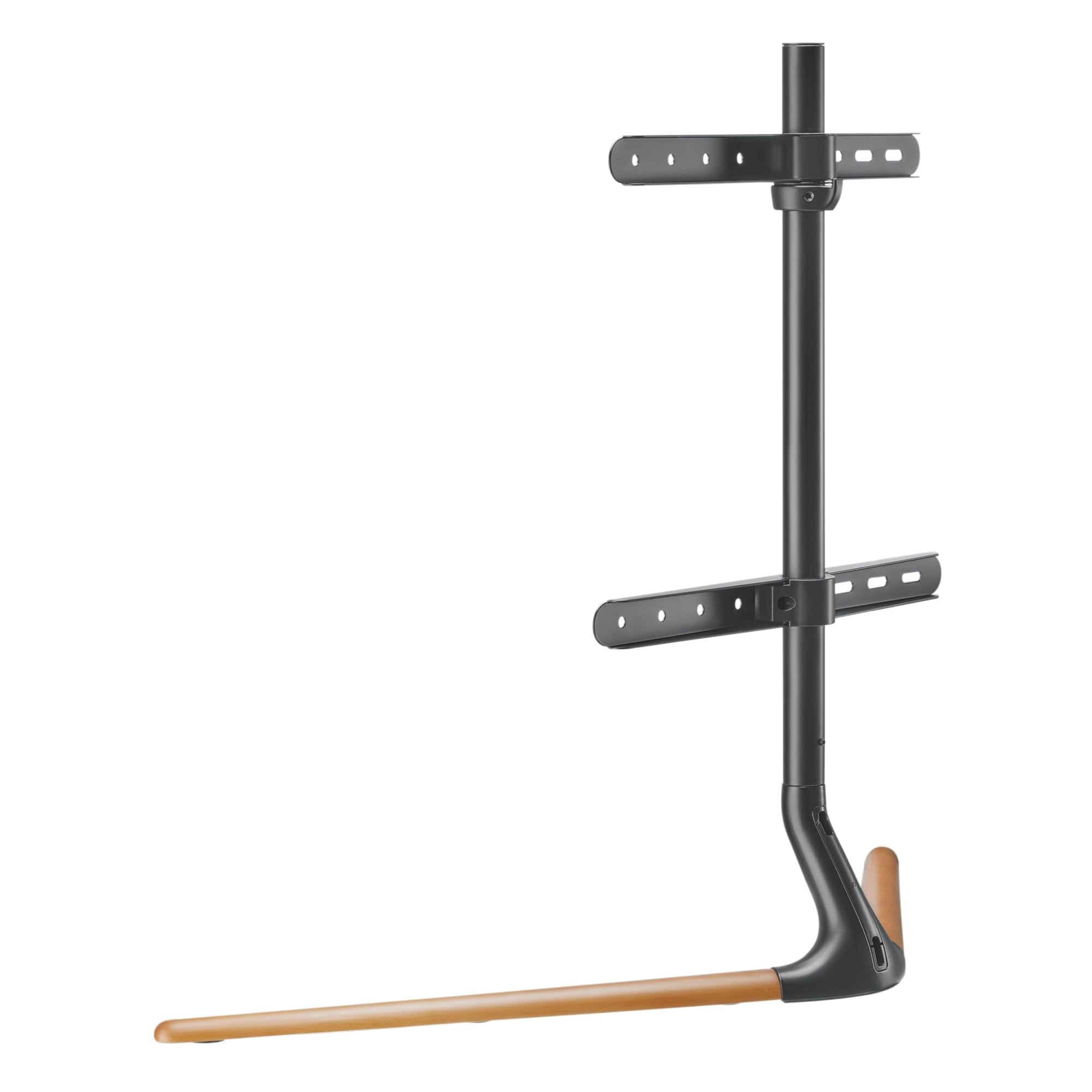 pro.tec TV-Standfuß Ystad Fernsehhalterung für Bildschirme bis zu 65 Zoll und 40kg Monitorhalterung schwenkbarer TV-Ständer 76,5x97x35cm VESA von 200x200 bis 400x400mm