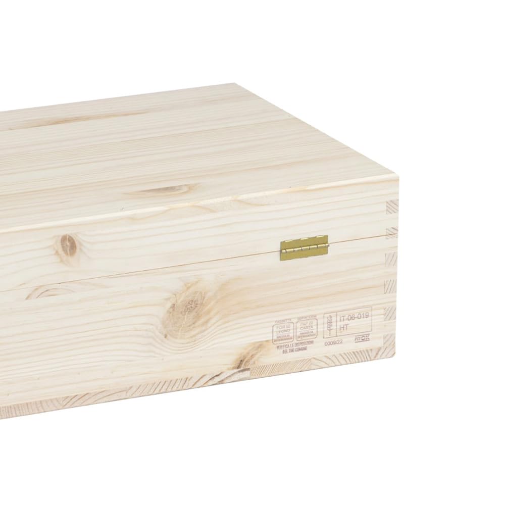 3+3 Bottiglie 750 ml |Misura Interna 33,5X25,5X19 |Custodia/Contenitore Vino/Birra|Per Compleanni Matrimoni Eventi ART. TGCOF33