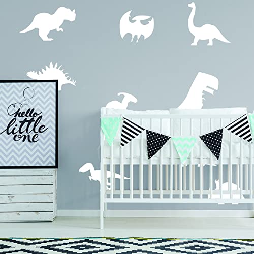 40X Glow In Dark Dinosaur Wall Room Decor Decal - Dinosaurs Art Boy Teen Kid Light Sticker Cool Boys Dino Glowing Vinyl Kids Decals Stickers (11") #TOP5