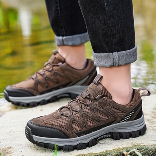 Men’s Outdoor Hiking Shoes Non-Slip Trekking Shoes for Hiking Travel Casual Wear Stylish Lightweight Sports Walking Shoes for Comfort3