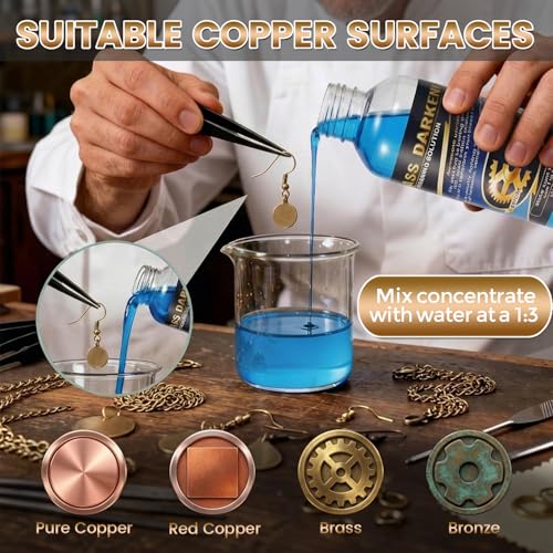 Solución para ennegrecer latón 3.5 oz miniatura 2
