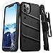 ZIZO Bolt Series iPhone 11 Pro Case - Heavy-Duty Military-Grade Drop Protection w/Kickstand Included Belt Clip Holster Tempered Glass Lanyard - Black