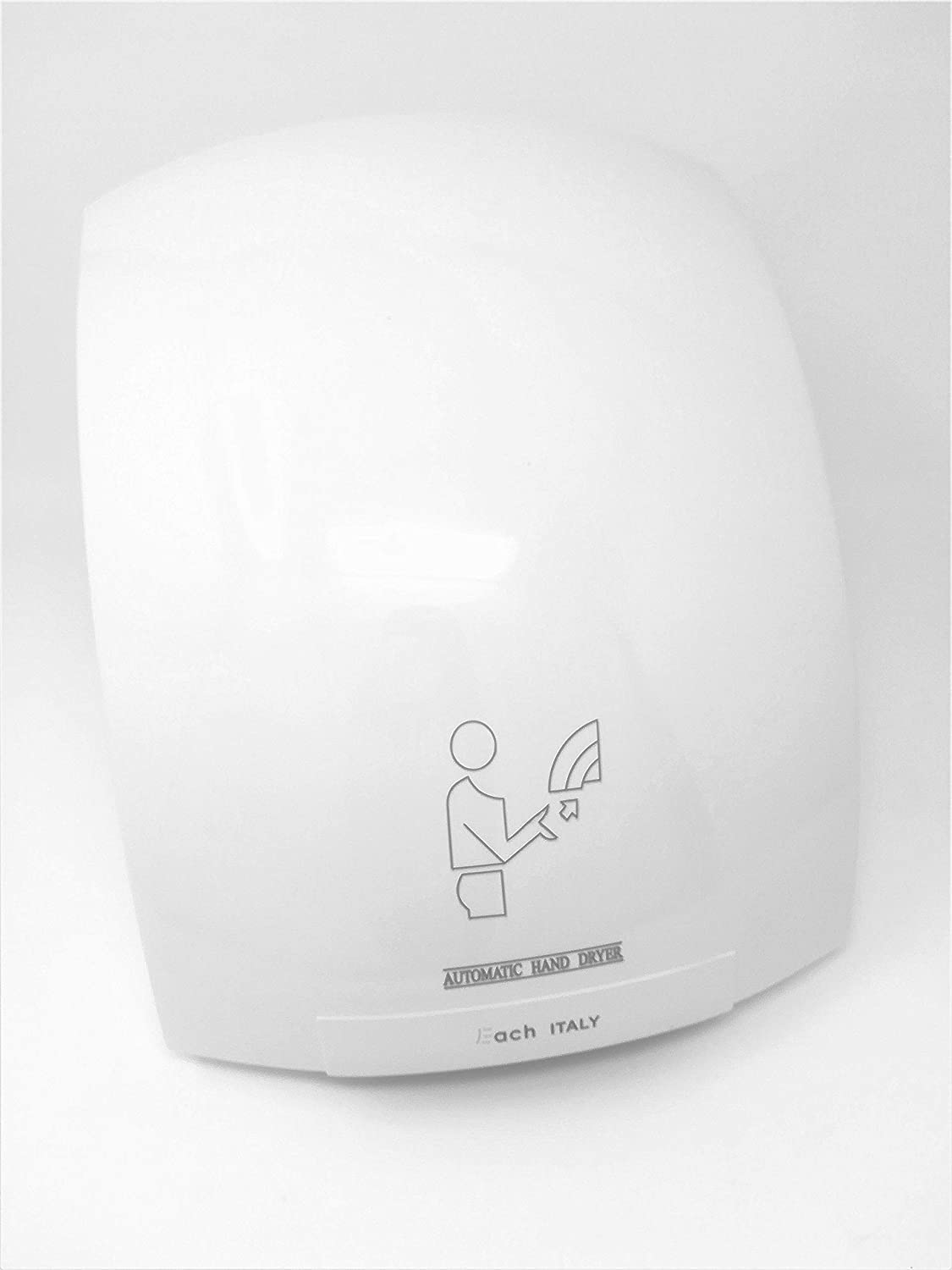 Asciugamani Elettrico Ad Aria Calda con Fotocellula Automatica A Parete 1800W