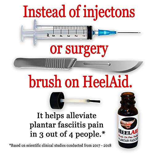 HeelAid Plantar Fasciitis Pain Relief CBD (Hemp) Enriched Brush-On Heel Treatment - Doctor Developed - Clinically Tested - Natural Ingredients Penetrate Deep to Calm Fascia Inflammation. - Image 5