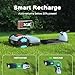 Robotic Lawn Mower with App Control – Adjustable Cutting Height, Auto-Charging, Obstacle Detection & Smart Scheduling – Ideal for Lawns up to 1/8 Acre