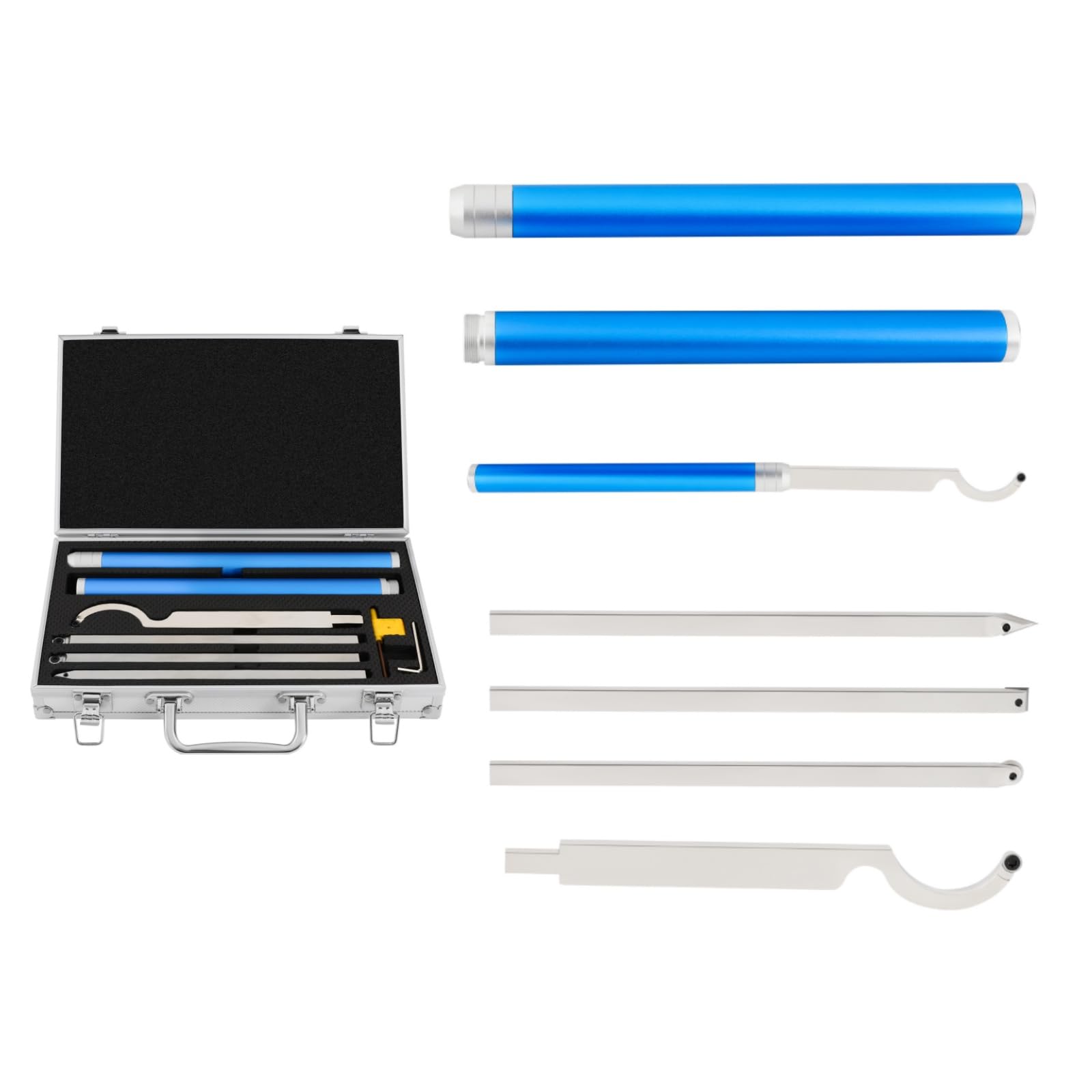 Outils de tournage à bois en carbure de tungstène pour ébauche et finition Lot de 8 burins