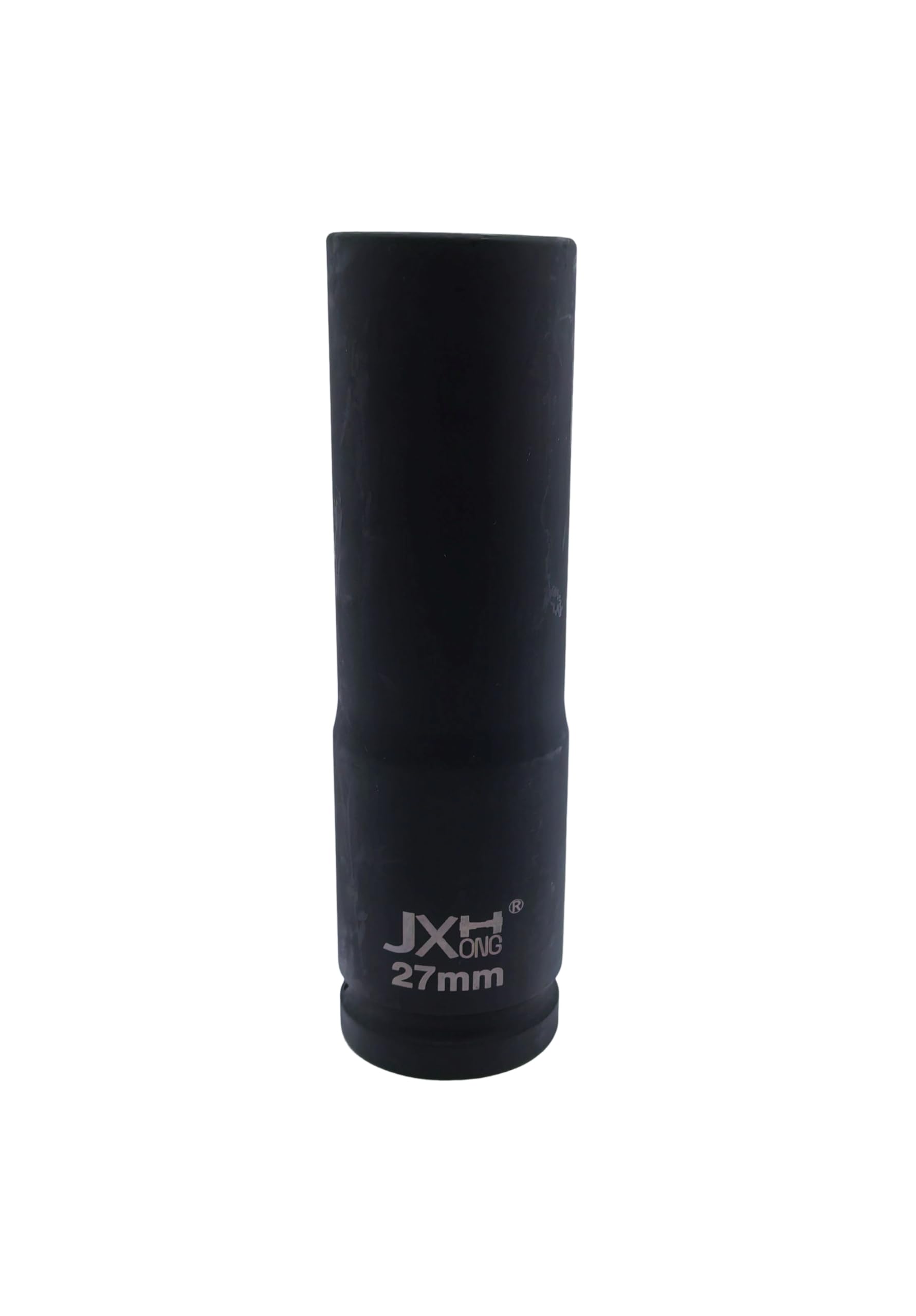 1-Inch Drive Metric Extra Deep Impact Socket, Heavy-Duty,6-Point, 6.3-Inch Long, Heat-Treated Cr-V Steel (27mm)