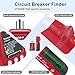 UNI-T AC Circuit Breaker Finder and Tracer Tool Kit with Electrical Integrated GFCI Outlet Tester, AC 90-120V USA Plug + Adjustable Sensitivity Beeper Indicattion+ Flashing LED Light - UT25A