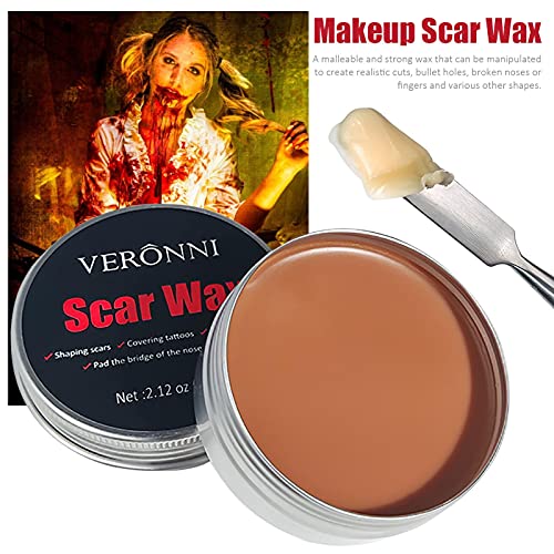 Xiaoyaoyou Capa para cicatrizes de cera maleável para pele corporal fácil de moldar, adequada para f