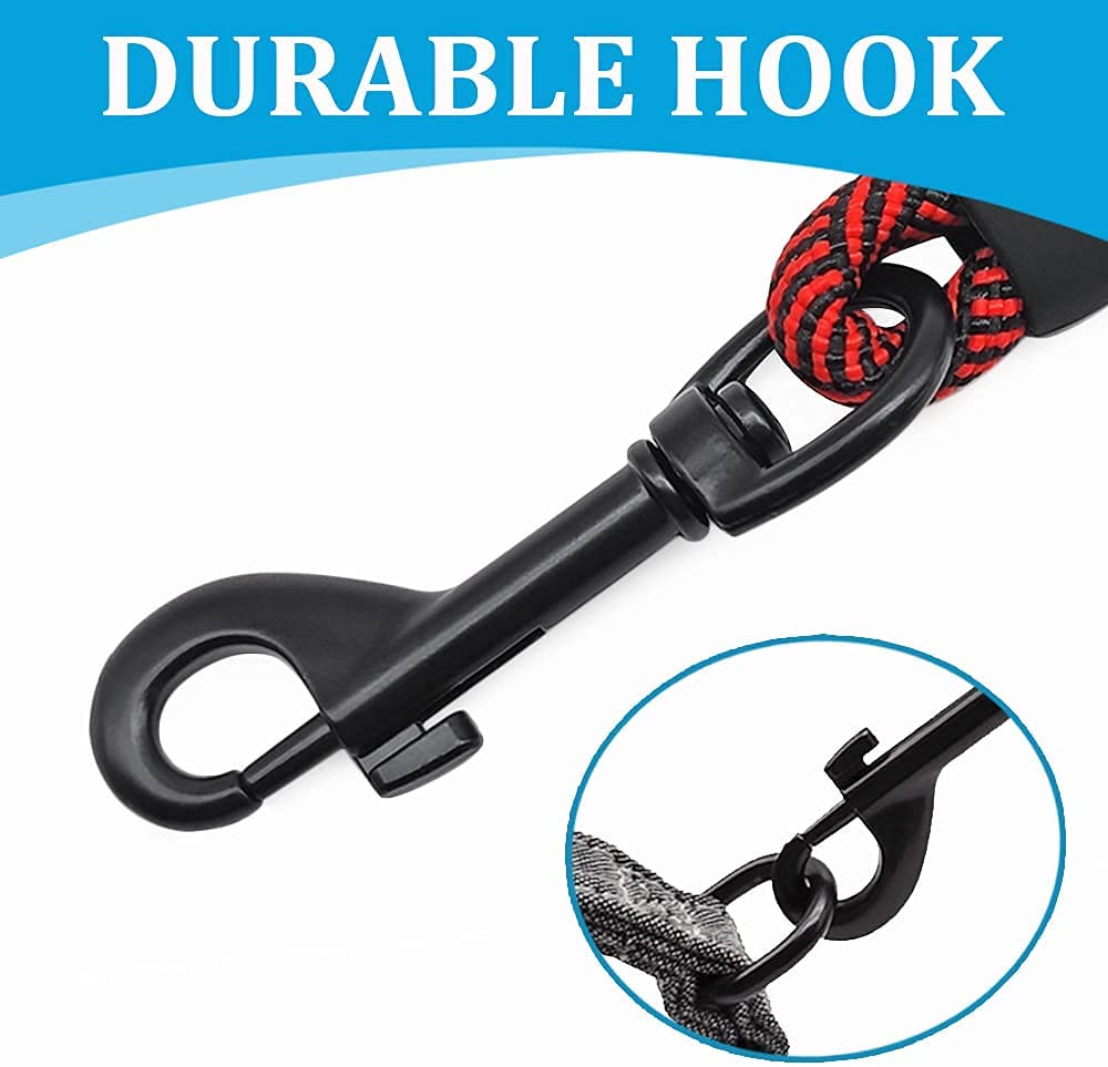 Laisse de dressage pour chien de 4,5 m de long, très résistante, réfléchissante, avec poignée rembourrée souple pour chiens de petite, moyenne et grande taille, rouge