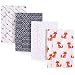 Hudson Baby Unisex Baby One Size, Foxes 4-Pack, One Size