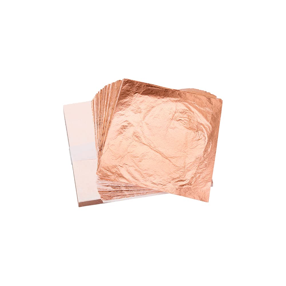 Buy VGSEBA Gold Leaf Sheets, Pure Copper Leaf Sheet, Gold Foil Paper