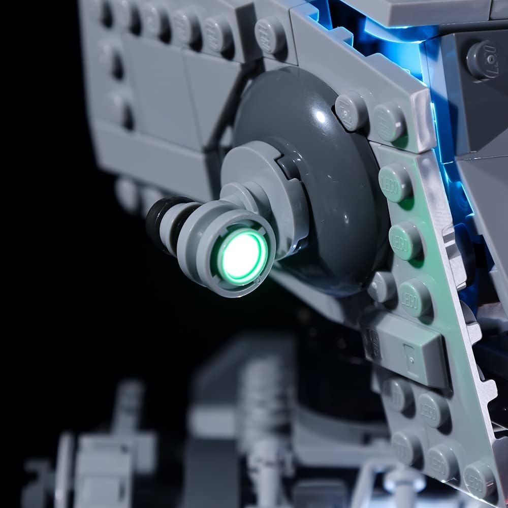 Kyglaring LED Lighting Kit Only Lights Set Designed for Lego Star Wars Hoth at-ST 75322 Model Building Set - Without Lego Set (Classic Version)