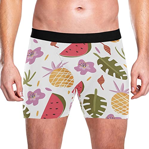 Bóxer para hombre calzoncillos elásticos cómodos pack de 2 ropa interior estampada de frutas 2