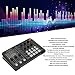 Diydeg External Live Sound Card, Professional Audio Mixer Voice Changer with 12 Step Electronic Tuning, Noise Reduction Plug And Play Mini Sound DJ Mixer Board for Live Streaming PC