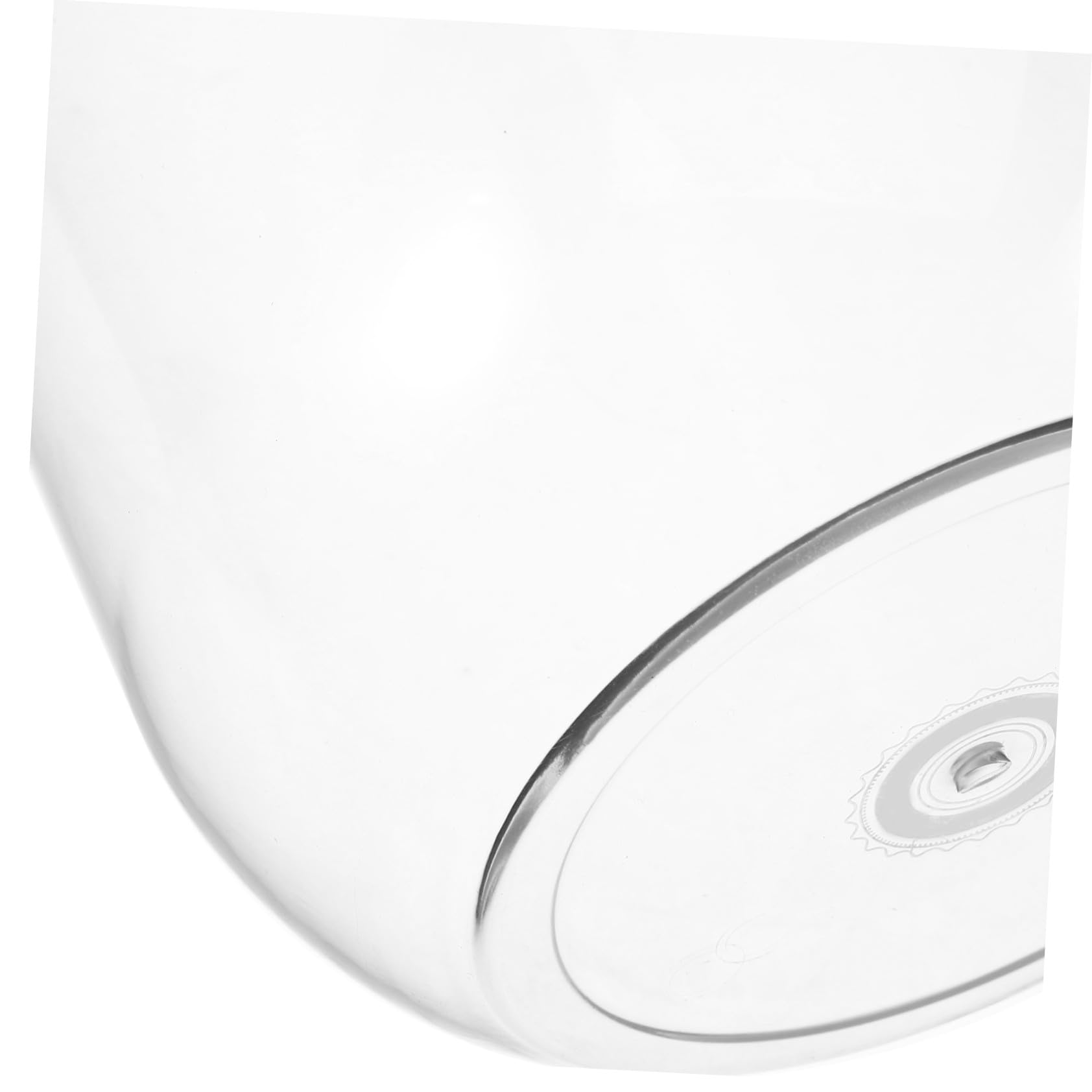 Lurrose Aquarium Cylindrique Pet 8l pour Tortue et Espèces Aquatiques, Design Créatif et Compact, Facile à Entretenir, pour Décorations de Bureau et Débutants