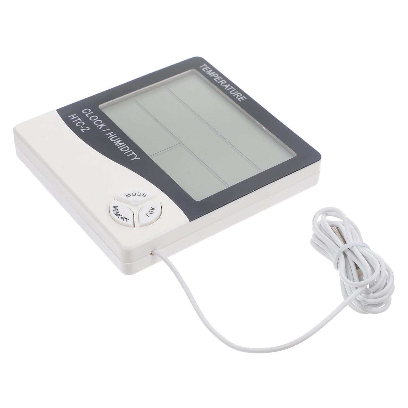 Sosoport 2 Sätze Thermometer Thermal- Aufkleber Tank Sonde im Freien Monitor aquarium temperaturanzeige gewächshaustheometer hygrometern digitales Hygrometer Aquarienhygrometer Plastik Weiß