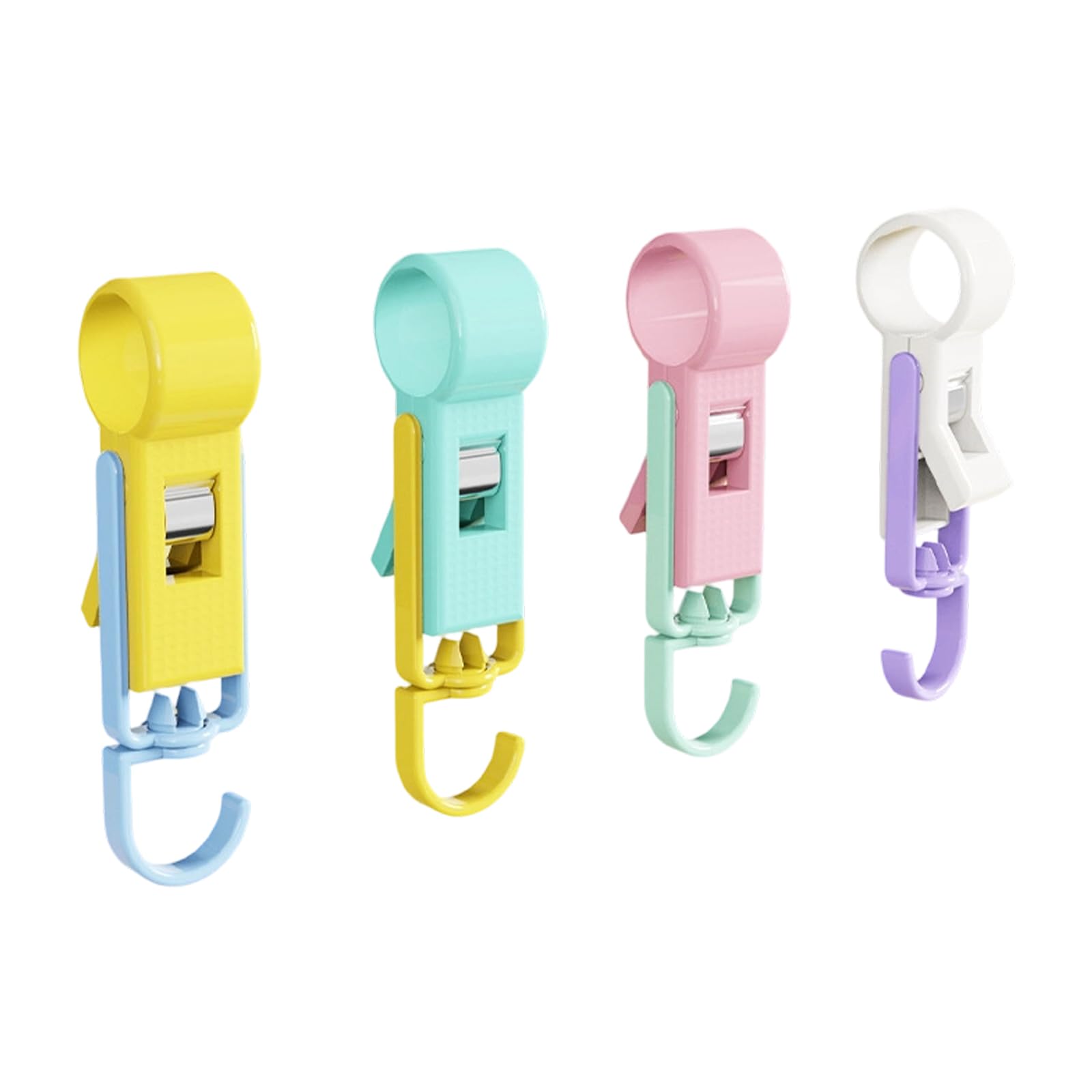 Damage Release Removable Hook 4PCS Set Strong Adhesion Bathroom Hanger for Organizing Clothes Hats Umbrellas Recyclable Hooks