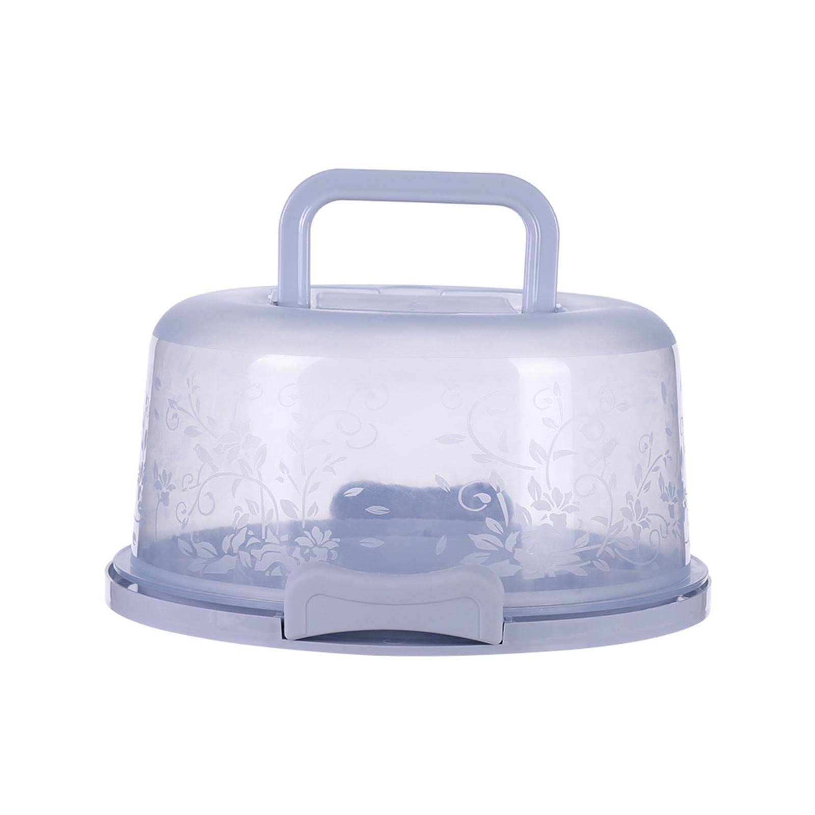 Merishopp Cake Container with Lid Cover Handle Cake Storage Container for Pies Dessert Blue-picture-27