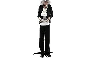 Haunted Hill Farm Halloween Zombie Butler Greeter