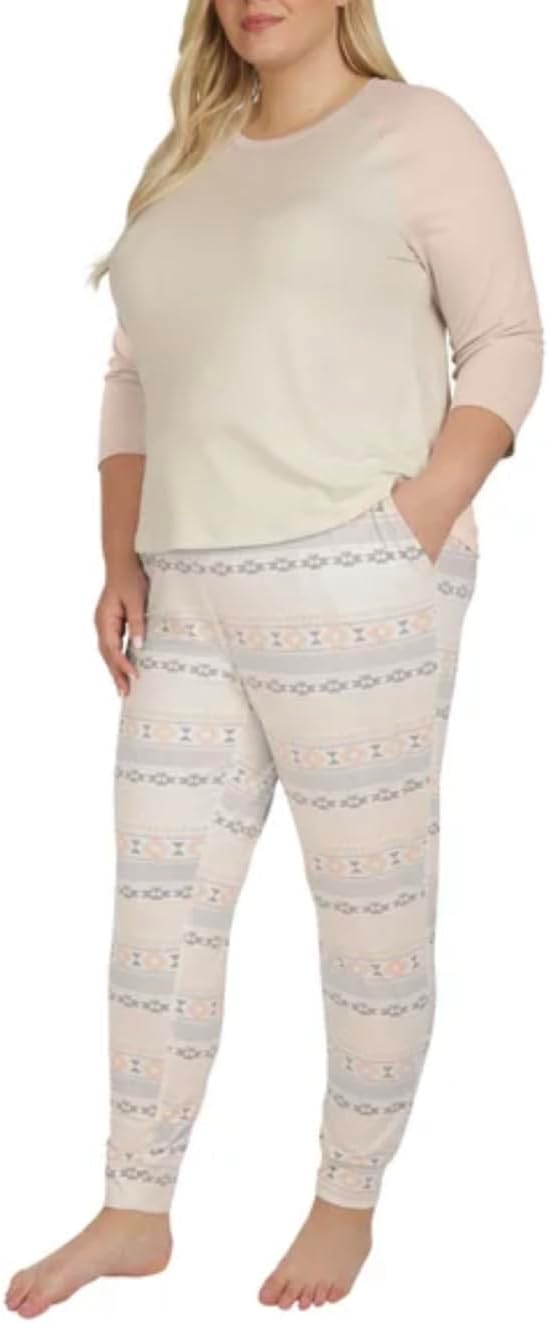 Eddie Bauer Women's 2 Piece Ultra Soft Sleep Pajama Lounge Set - Image 3
