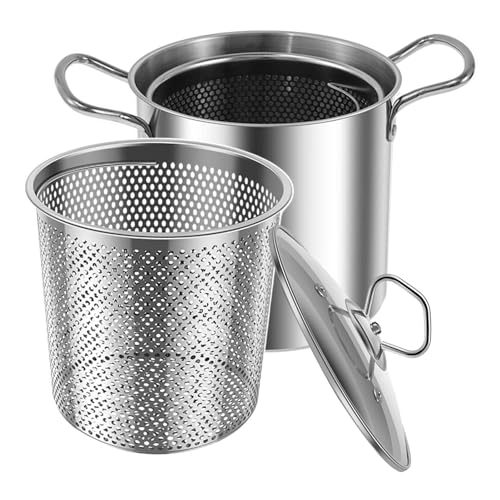 Demsyeq Freidora de grasa profunda de 3,5