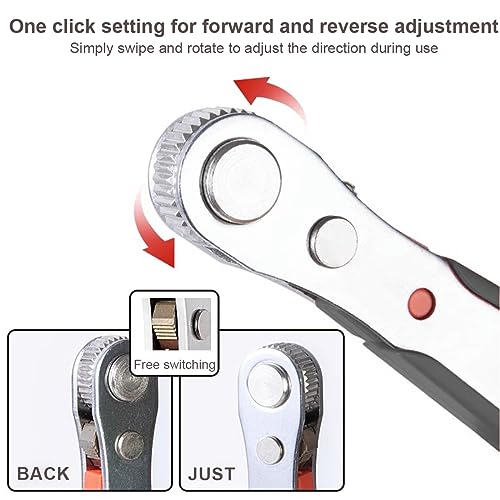 SSRDFU - 1 PCS Chiave a cricchetto Magnetica