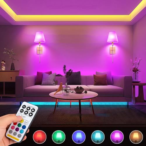 Lámpara de pared interior LED sin cables para lectura nocturna 3