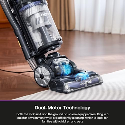 Eureka Vacuum Cleaners for Home, Dual Cyclone Suction, NEU612BL - image 5