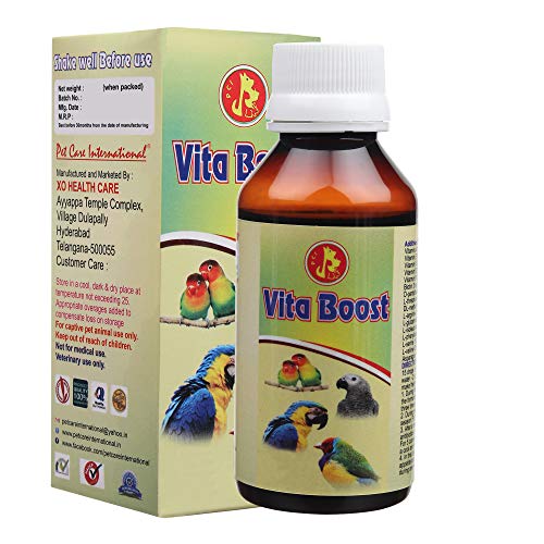 Image of Pet Care International (PCI) Bird Supplement Vita Boost for Essential Vitamins to Healthy Bird Healthcare (30 ML, Vita Boost)