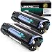 LINKYO Compatible Toner Cartridge Replacement for Canon 106 0264B001AA (Black, 2-Pack)