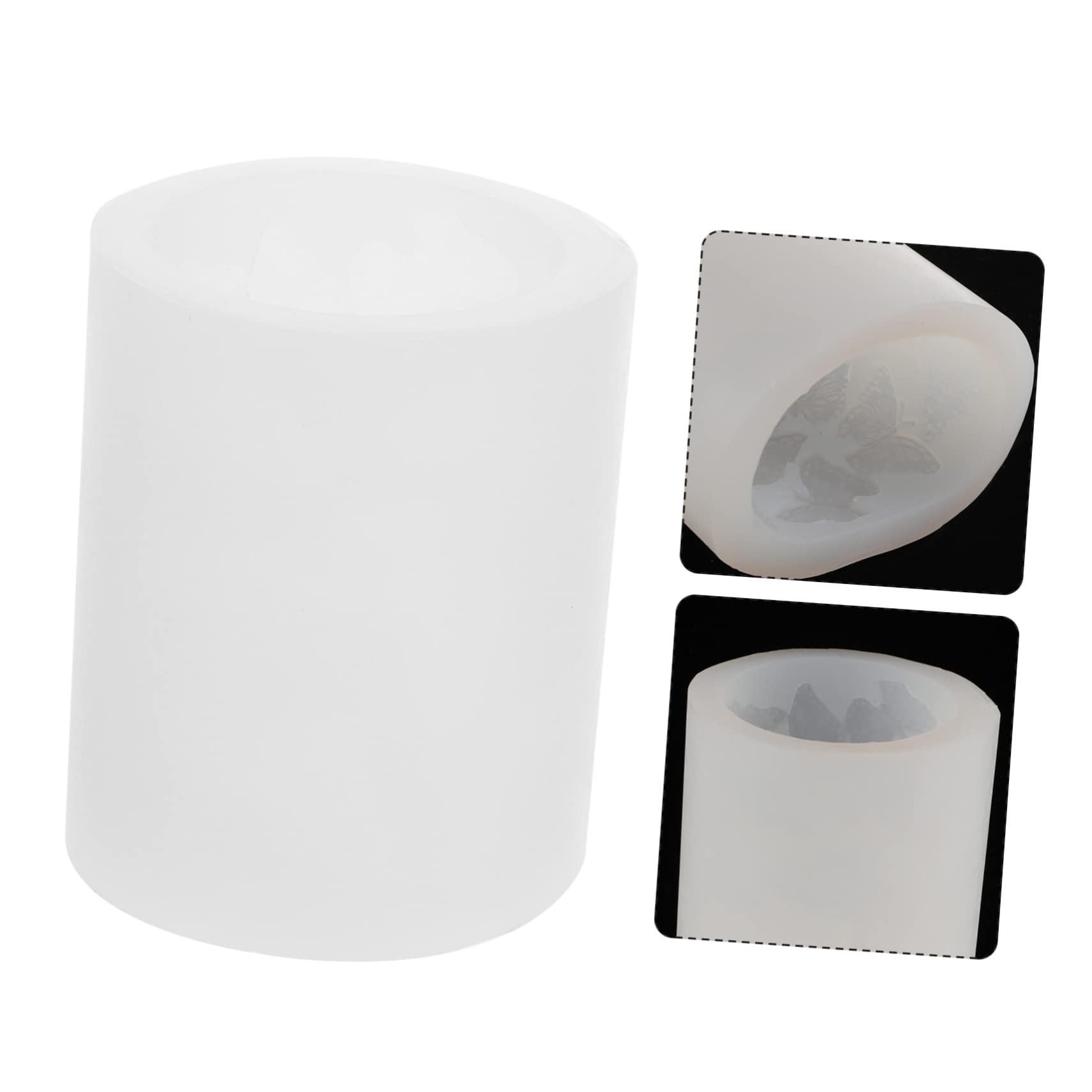 NUOBESTY 2pièces Moule Silicone Pour Bougie Aromatique Moule Décoratif Forme De Pour Créations Manuelles Et Personnalisés