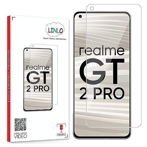 Image of Tempered Glass Screen Protector Compatible for Realme GT 2 Pro with Full Screen Coverage; Except Edges and Easy Installation Kit(Transparent), Pack of 1