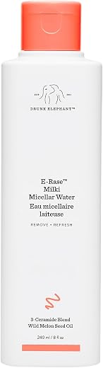 Drunk Elephant E-Rase Milki Micellar Waterââ‚¬â€œ Ultra Mild Formula to Gently Remove Makeup and Bacteria. (8 oz)